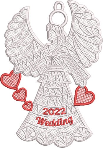 FSL Angel Wedding 2022 Machine Embroidery Design