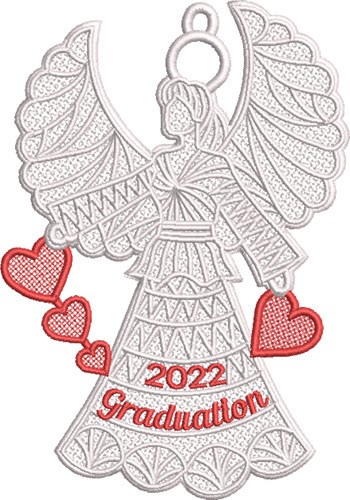 FSL Angel Graduation 2022 Machine Embroidery Design
