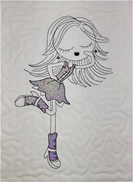 Picture of ITH Mylar Diva Machine Embroidery Design