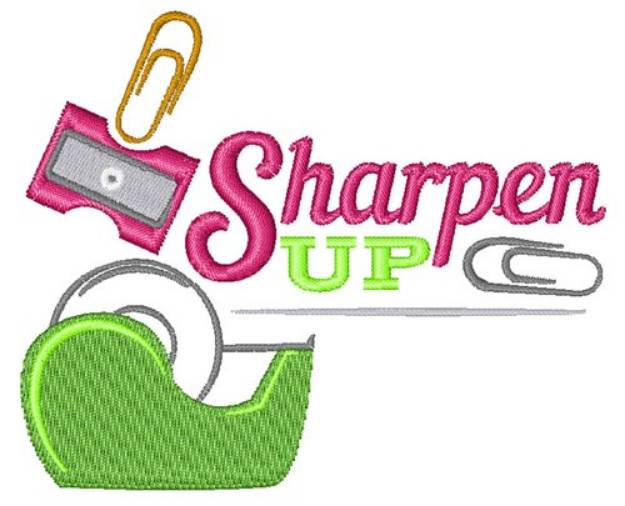 Picture of Sharpen Up Machine Embroidery Design
