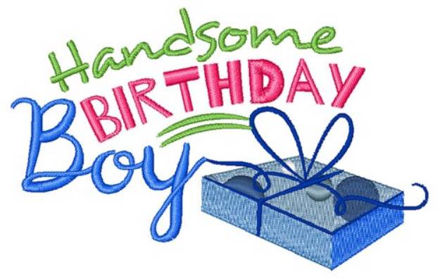 Picture of Birthday Boy Machine Embroidery Design