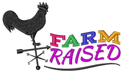 Farm Raised Machine Embroidery Design