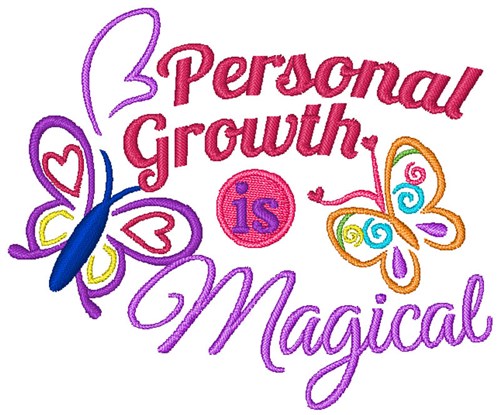 Personal Growth Machine Embroidery Design