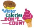 Picture of Winter Calories Don''t Count Machine Embroidery Design