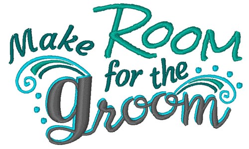 Room For Groom Machine Embroidery Design