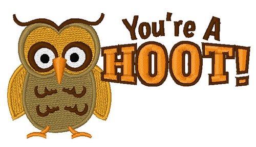 Youre A Hoot! Machine Embroidery Design
