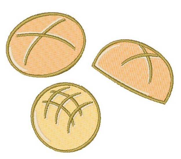 Picture of Dinner Rolls Machine Embroidery Design