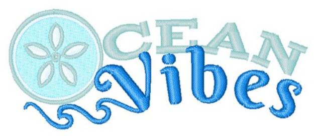 Picture of Ocean Vibes Machine Embroidery Design