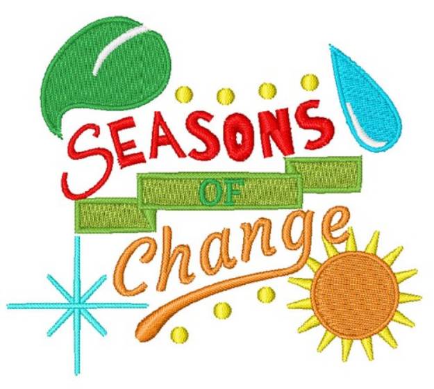 Picture of Seasons Of Change Machine Embroidery Design