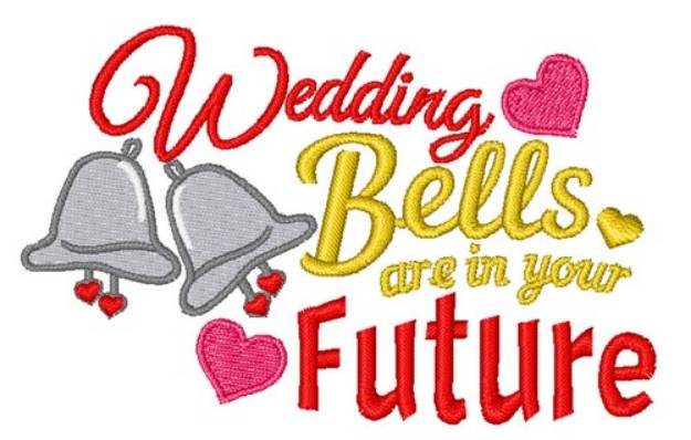 Picture of Wedding Bells In Your Future Machine Embroidery Design