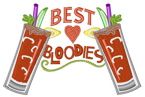 Best Bloodies Machine Embroidery Design