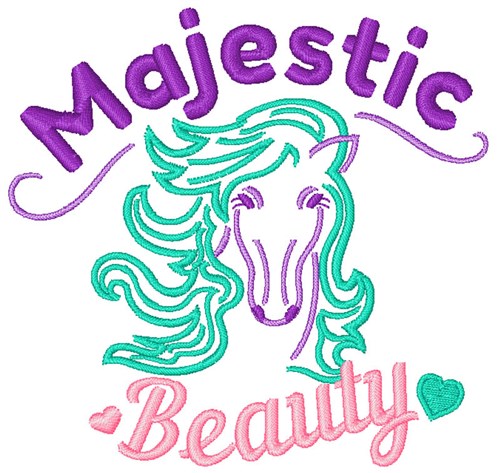 Majestic Beauty Machine Embroidery Design