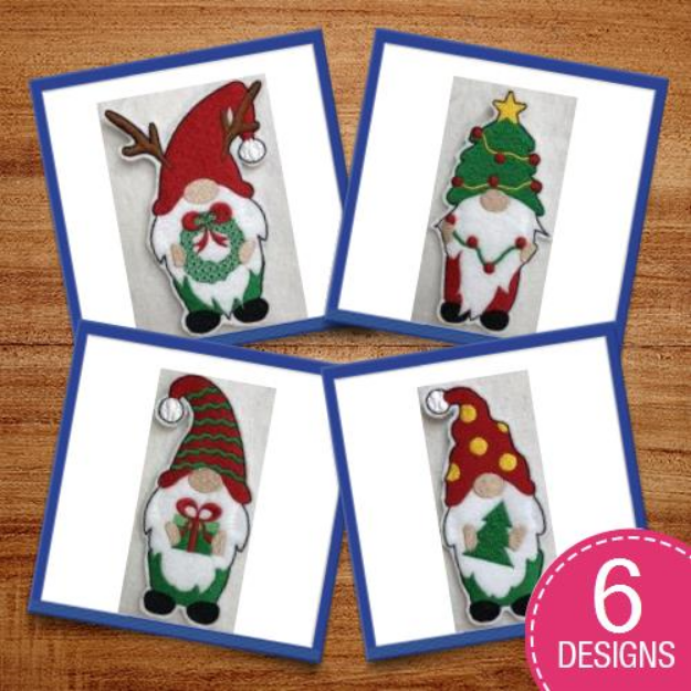 Picture of Christmas Gnome Swag Pack Embroidery Design Pack