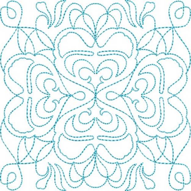Picture of Shamrock Quilt Block Machine Embroidery Design