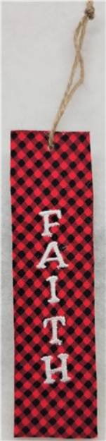 Picture of FAITH Gift Tag Machine Embroidery Design