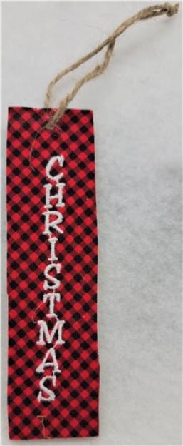 Picture of CHRISTMAS Gift Tag Machine Embroidery Design