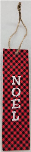 NOEL Gift Tag Machine Embroidery Design