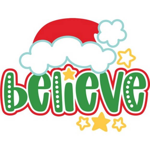 Picture of Believe SVG File