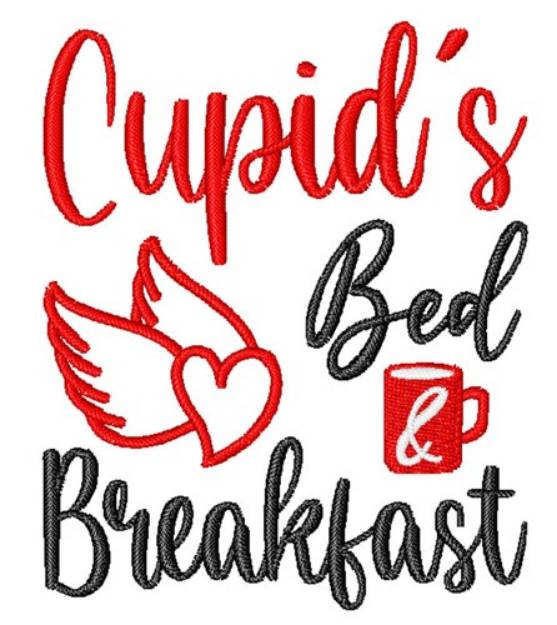 Picture of Cupids Bed & Breakfast Machine Embroidery Design