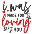 Picture of Made For Loving You Machine Embroidery Design