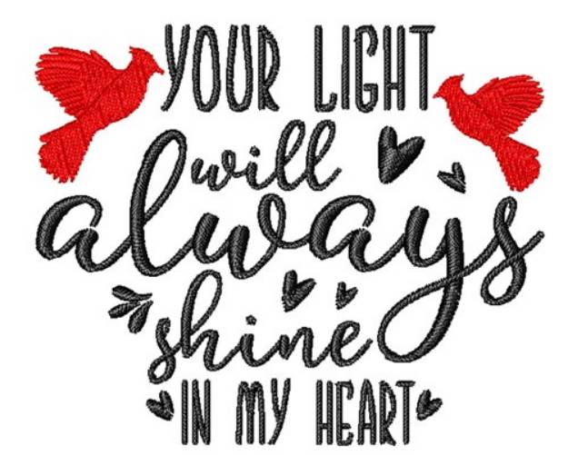 Picture of Shine In My Heart Machine Embroidery Design