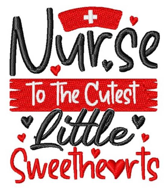 Picture of Nurses Little Sweethearts Machine Embroidery Design