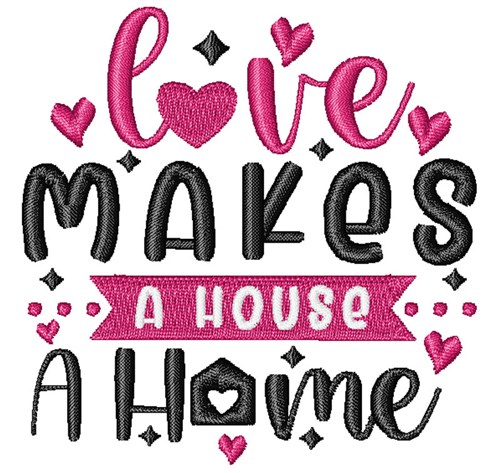 A House A Home Machine Embroidery Design