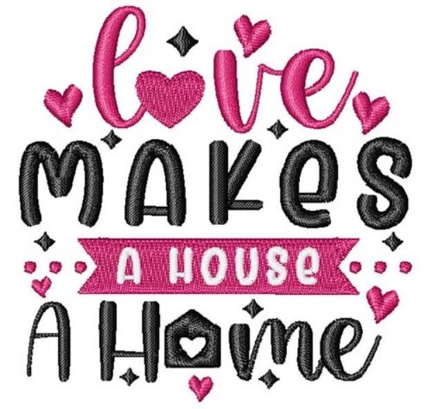 Picture of A House A Home Machine Embroidery Design