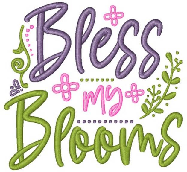 Picture of Bless My Blooms Machine Embroidery Design