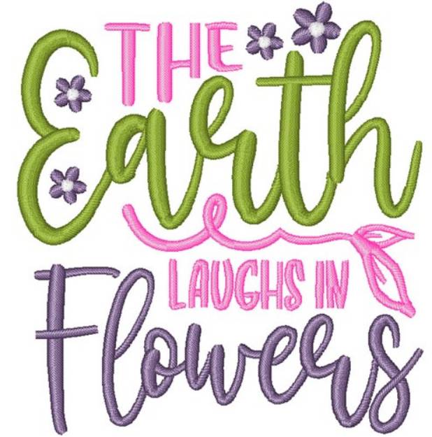 Picture of Earth Laughs In Flowers Machine Embroidery Design