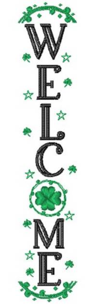 Picture of Irish Welcome Banner Machine Embroidery Design