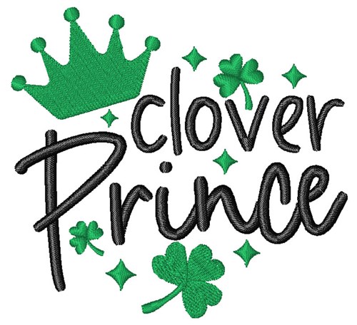 Clover Prince Machine Embroidery Design