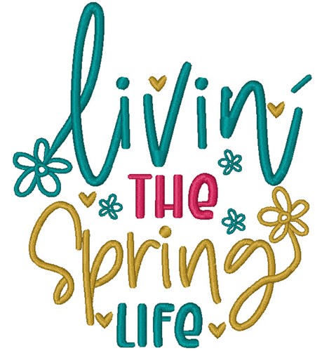 Livn The Spring Life Machine Embroidery Design
