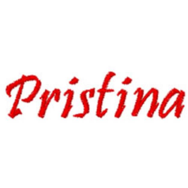 Picture of Pristina Embroidery Font