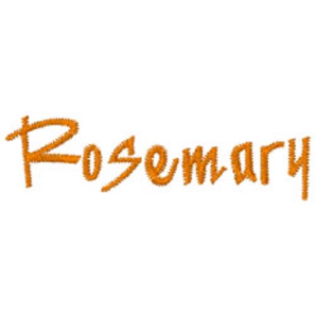 Picture of Rosemary Font Embroidery Font