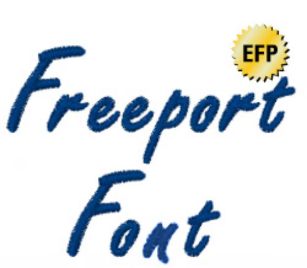 Picture of Freeport Embroidery Font