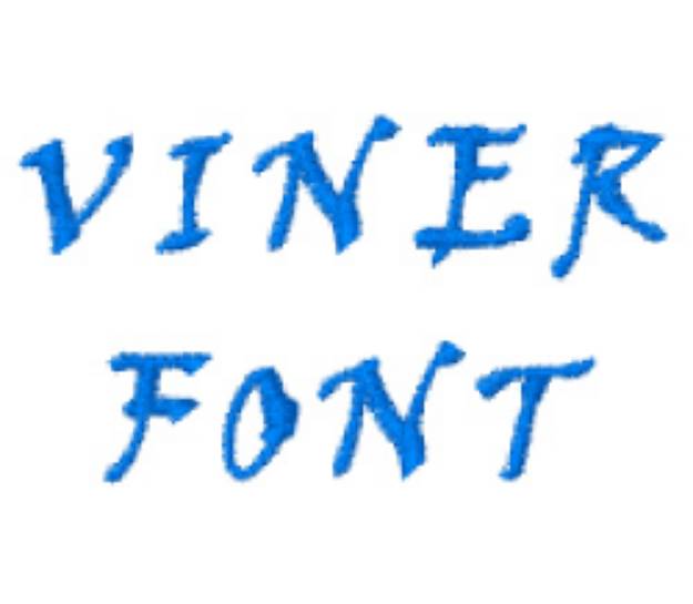 Picture of Viner Font Embroidery Font