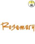 Picture of Rosemary Font Embroidery Font