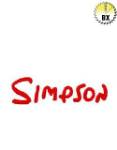 Picture of Simpson Font Embroidery Font