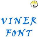 Picture of Viner Font Embroidery Font