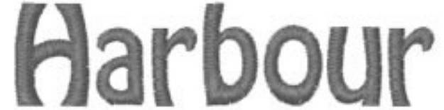 Picture of Harbour Embroidery Font