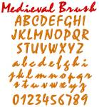Picture of MedievalBrush Embroidery Font