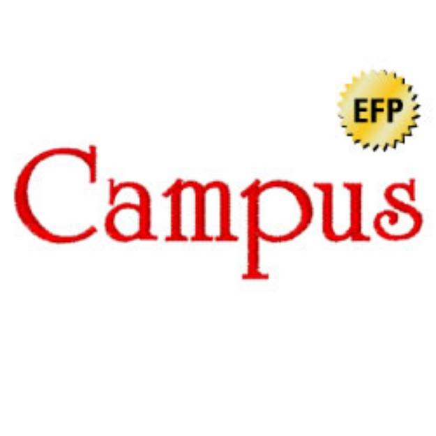 Picture of Campus Embroidery Font