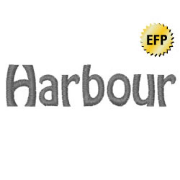 Picture of Harbour Embroidery Font