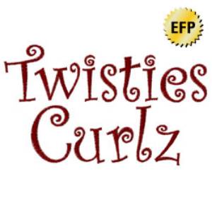 Picture of Twisties Curlz Embroidery Font