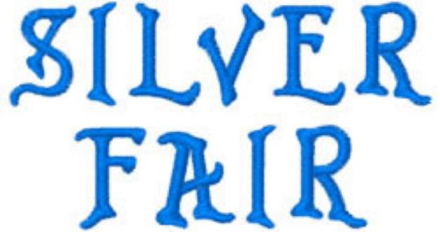 Picture of Silver Fair Embroidery Font