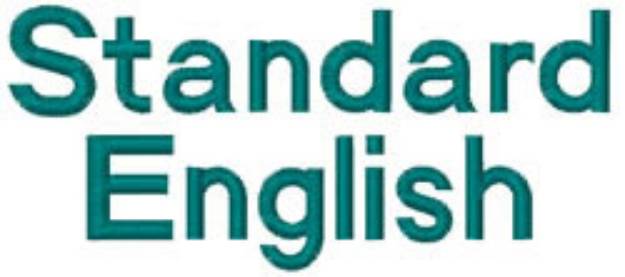Picture of Standard English