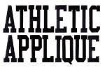 Picture of Athletic Applique Letters Embroidery Font