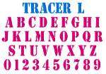 Picture of TracerL Embroidery Font