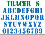 Picture of TracerS Embroidery Font